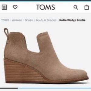 TOMS Kallie Wedge NEW